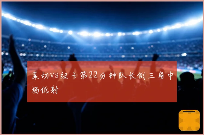 莱切vs纽卡第22分钟队长倒三角中场低射